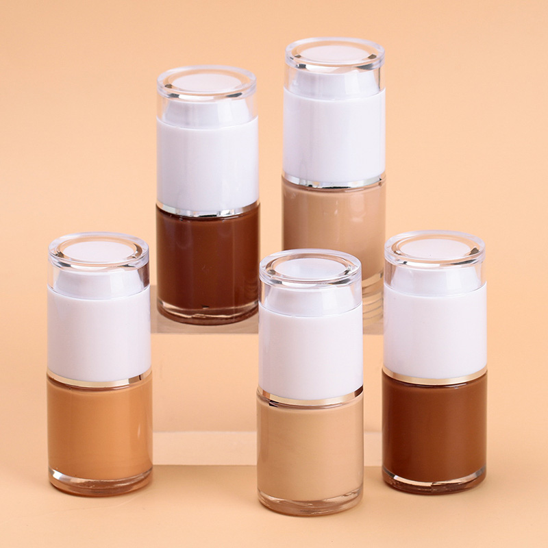 Foreign trade liquid foundation glass bottle without logo liquid foundation Concealer brightening liquid foundation liquid foundation